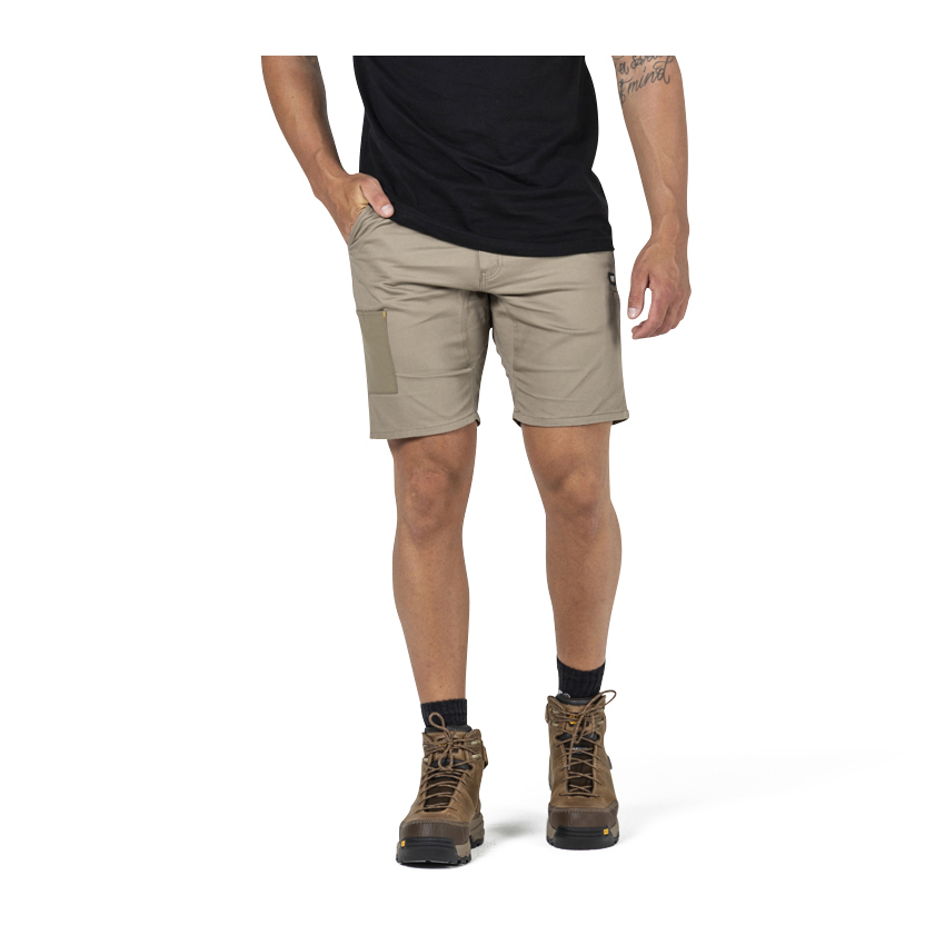 Caterpillar Machine Philippines - Mens Work Shorts - Khaki 53642OZUM